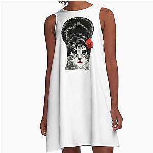 amy winehouse vintage design A-Line Dress