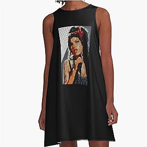 amy winehouse  vintage  design A-Line Dress