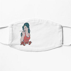 amy winehouse  vintage  design Flat Mask