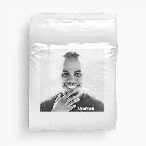 anderson paak black and white  Duvet Cover