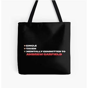 Mentally Committed To Andrew Garfield All Over Print Tote Bag