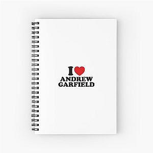 I Love Andrew Garfield Spiral Notebook