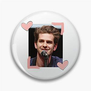 I LOVE ANDREW GARFIELD pink heart frame Pin