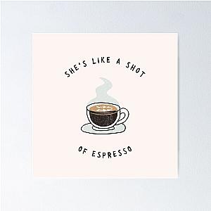 like a shot of espresso Andrew Garfield Poster