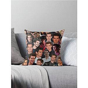 Andrew Garfield Photo Collage Throw Pillow