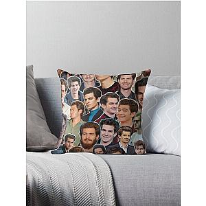 Andrew Garfield collage Throw Pillow