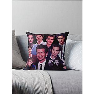 Andrew garfield collage tribute design 2022 Throw Pillow