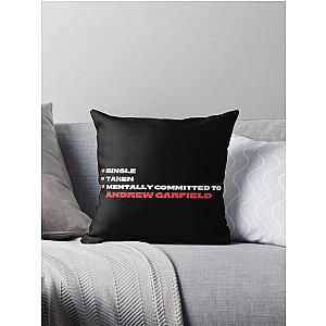 Mentally Committed To Andrew Garfield Throw Pillow