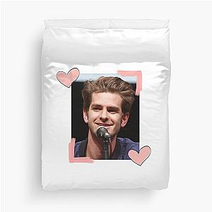 I LOVE ANDREW GARFIELD pink heart frame Duvet Cover