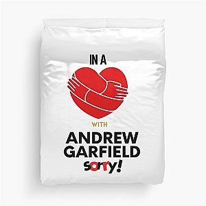 In A Relationship With Andrew Garfield Sorry Duvet Cover