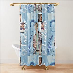 blonde andrew garfield Shower Curtain