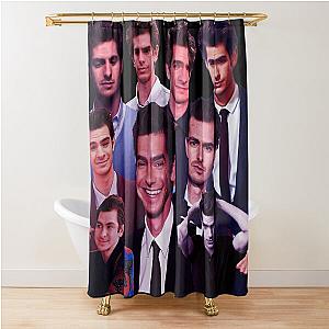 Andrew garfield collage tribute design 2022 Shower Curtain