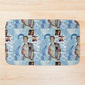 blonde andrew garfield Bath Mat