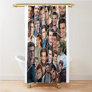 Andrew Garfield collage Shower Curtain