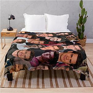 Andrew Garfield Photo Collage Throw Blanket