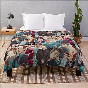 Andrew Garfield Collage Throw Blanket