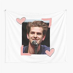 I LOVE ANDREW GARFIELD pink heart frame Tapestry