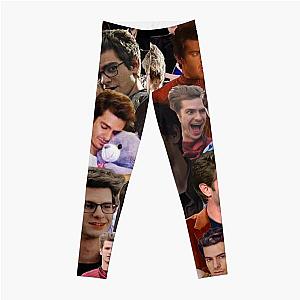 andrew garfield photo collage Leggings