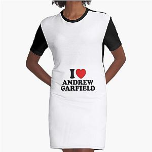 I Love Andrew Garfield Graphic T-Shirt Dress