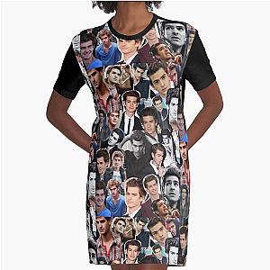 Andrew Garfield Fan Art Graphic T-Shirt Dress