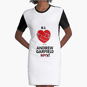 In A Relationship With Andrew Garfield Sorry Graphic T-Shirt Dress