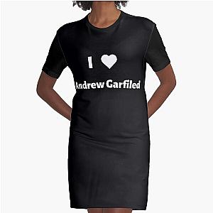 I Love Andrew Garfield Graphic T-Shirt Dress