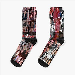 andrew garfield collage Socks