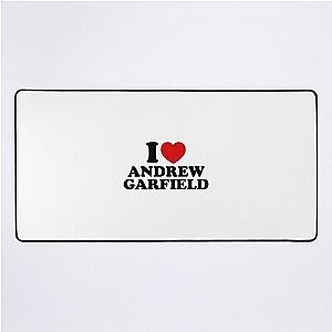 I Love Andrew Garfield Desk Mat