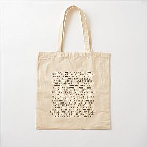 Andrew Garfield Love at First Sight Black and White Cotton Tote Bag