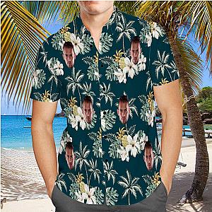 Andrew Tate Hawaiian Shirt Custom Photo Hawaiian Shirt Floral Pattern Hawaiian Shirt