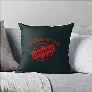 Andrew Tate banned Long  Throw Pillow RB0506