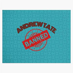 Andrew Tate banned Long  Jigsaw Puzzle RB0506