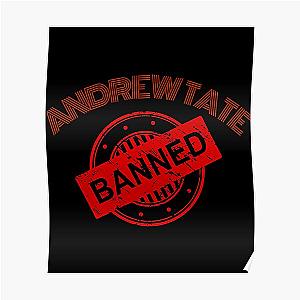 Andrew Tate banned Long Poster RB0506