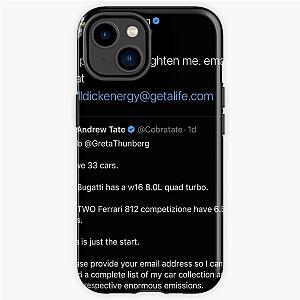 Andrew Tate Gets Roasted By Greta Thunberg iPhone Tough Case RB0506