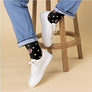 Andrew Tate Socks Custom Photo Socks Little Star Socks Black