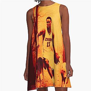 Andrew Wiggins Wolves 22 - Vintage Sports A Line Dress