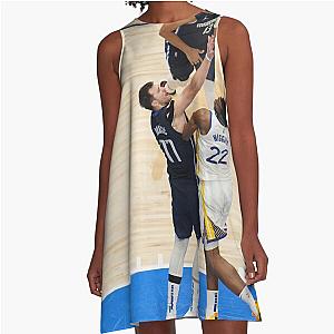 Andrew Wiggins Dunk on Luka Doncic Dress