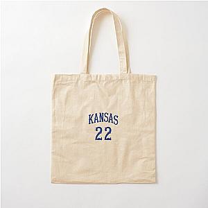 Andrew Wiggins Kansas Jayhawks Basketball White Tote Bag