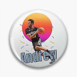 Andrew Wiggins vintage art - Legend basketball pin