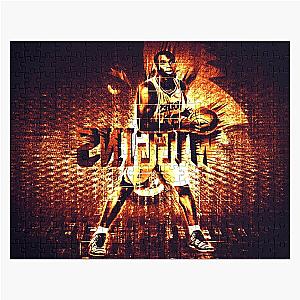 Andrew Wiggins Warriors Vintage Sports Legend Jigsaw Puzzle