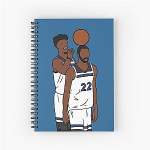 Jimmy Butler Messing with Andrew Wiggins Notebook