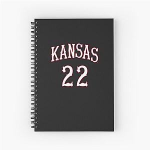 Andrew Wiggins Kansas Jayhawks Basketball Jersey Royal Blue Spiral Notebook