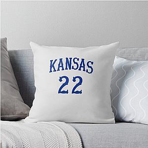 Andrew Wiggins Kansas Jayhawks Basketball Throw Pillow