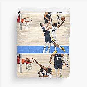 Andrew Wiggins Luka Doncic Duvet Cover