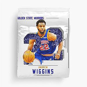 Andrew Wiggins Edit Warriors Duvet Cover