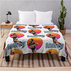 Andrew Wiggins vintage art Legend basketball gift Throw Blanket