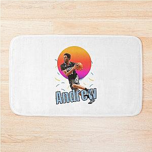 Andrew Wiggins vintage legend basketball gift Bath Mat