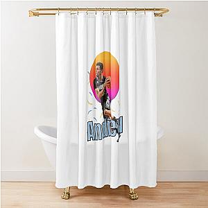 Andrew Wiggins vintage art Legend basketball gift Shower Curtain