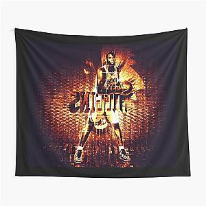 Andrew Wiggins Warriors Vintage Sports Legend Tapestry