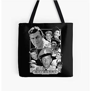 First Day Of Retro Andy Griffith Mayberry All Over Print Tote Bag